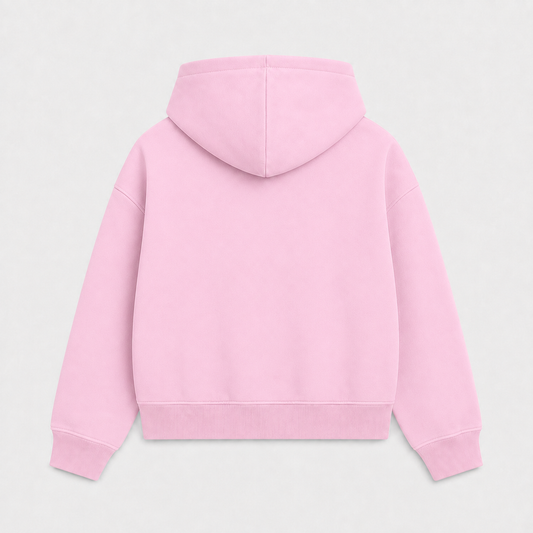 ZIPPER HODDIE PINK