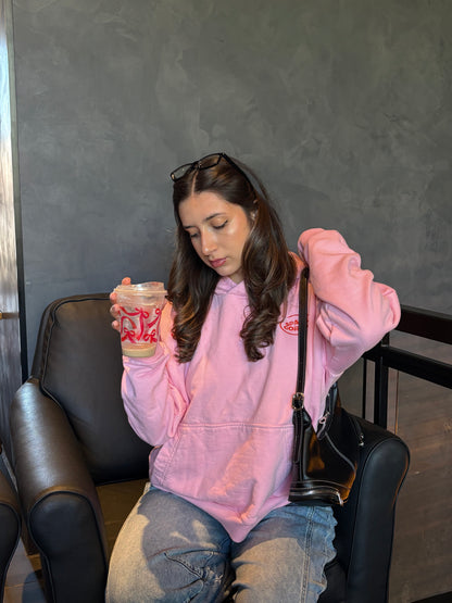 SPACE CORP PINK HOODIE