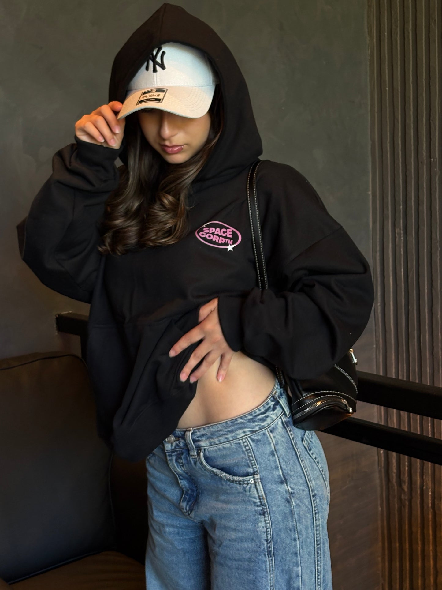 SPACE CORP BLACK HOODIE