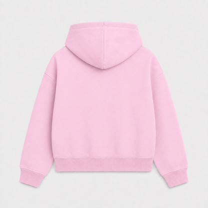 ZIPPER HODDIE PINK
