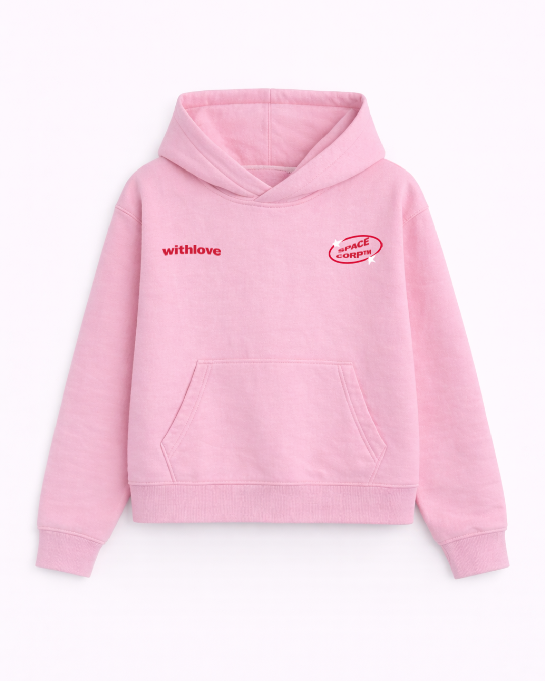 SPACE CORP PINK HOODIE