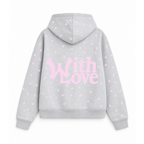 WITHLOVE POLKA DOTS HODDIE